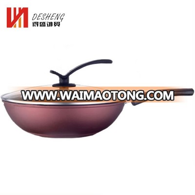 No Smoking Cheap Daily Used Iron Nonstick Huge Frying Pan